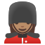 image for :woman guard: medium skin tone: