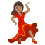 image for :woman dancing: medium skin tone: