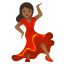 image for :woman dancing: medium-dark skin tone:
