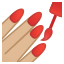 image for :nail polish: medium-light skin tone: