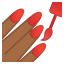 image for :nail polish: medium-dark skin tone: