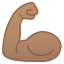 image for :flexed biceps: medium skin tone:
