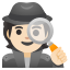 image for :detective: light skin tone: