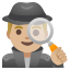image for :man detective: medium-light skin tone: