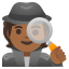 image for :detective: medium-dark skin tone: