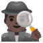 image for :man detective: dark skin tone: