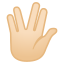 image for :vulcan salute: light skin tone: