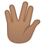 image for :vulcan salute: medium skin tone: