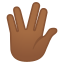 image for :vulcan salute: medium-dark skin tone: