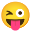Gemoji image for :stuck_out_tongue_winking_eye