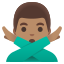 image for :man gesturing NO: medium skin tone: