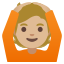 image for :person gesturing OK: medium-light skin tone: