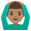 image for :man gesturing OK: medium skin tone: