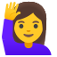 image for :woman raising hand: