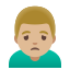 image for :man frowning: medium-light skin tone: