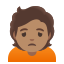 image for :person frowning: medium skin tone: