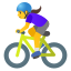 image for :woman biking: