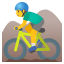 image for :man mountain biking: