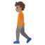 image for :person walking: medium skin tone: