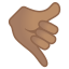 image for :call me hand: medium skin tone: