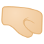 image for :right-facing fist: light skin tone: