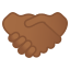 image for :handshake: medium-dark skin tone: