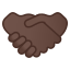 image for :handshake: dark skin tone: