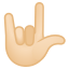 image for :love-you gesture: light skin tone: