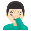 image for :man facepalming: light skin tone: