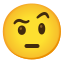 image for :face with raised eyebrow: