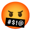 image for :face with symbols on mouth: