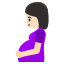 image for :pregnant woman: light skin tone: