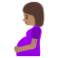 image for :pregnant woman: medium skin tone: