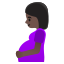image for :pregnant woman: dark skin tone: