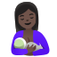 image for :breast-feeding: dark skin tone: