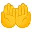 image for :palms up together: