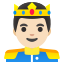 image for :prince: light skin tone:
