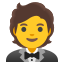 image for :person in tuxedo: