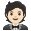 image for :person in tuxedo: light skin tone: