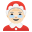 image for :Mrs. Claus: light skin tone: