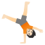 image for :person cartwheeling: light skin tone: