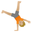 image for :person cartwheeling: medium-light skin tone: