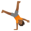 image for :person cartwheeling: medium-dark skin tone: