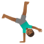image for :man cartwheeling: medium-dark skin tone: