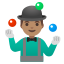 image for :man juggling: medium skin tone:
