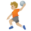 image for :person playing handball: medium-light skin tone: