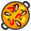 image for :shallow pan of food: