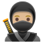 image for :ninja: medium-light skin tone: