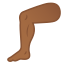 image for :leg: medium-dark skin tone: