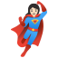 image for :woman superhero: light skin tone: